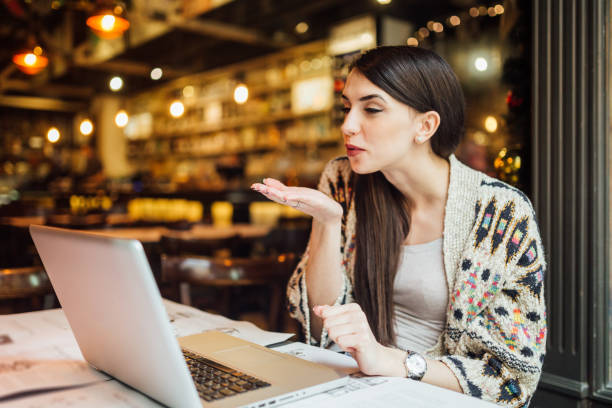 istock A woman sitting in a cafe 1136585992