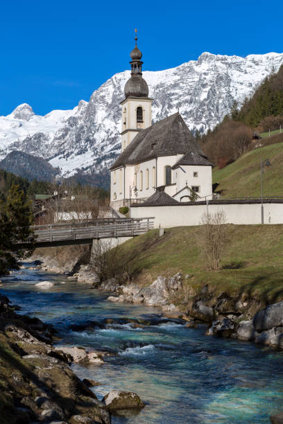 istock Church Saint Sebastian in Ramsau, Bavaria, Germany 1136586067