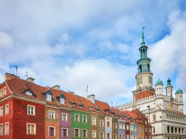 istock Poznan Old Town architecture, Poland. 1136593034