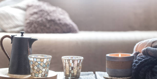 istock still life from home interior on wooden background 1136596461