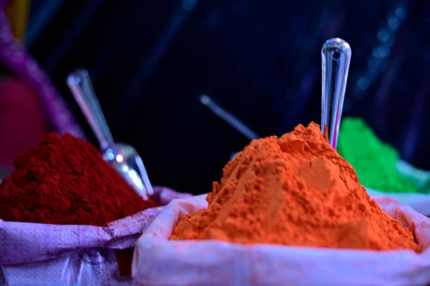istock Piles of color powder 1136596603