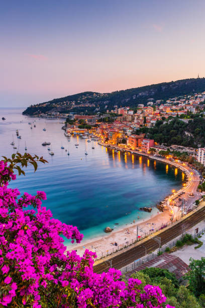 Villefranche sur Mer, France. Villefranche sur Mer, France. Seaside town on the French Riviera (or CÃ´te d'Azur). monaco stock pictures, royalty-free photos & images