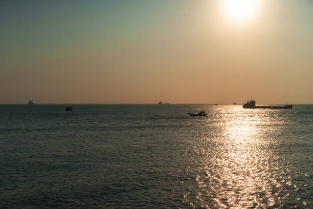 istock sunset on the sea 1136600374