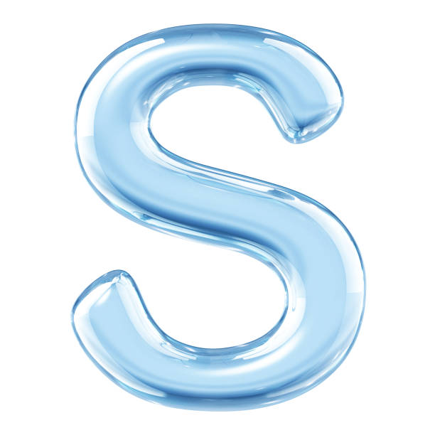 istock Glass Alphabet Letter S 1136600478