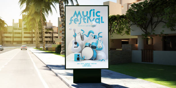 istock billboard music festival advertisement on suburbs 1136602645