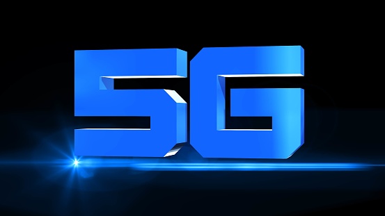 Creative 5G backdrop - Global network high speed network -  Business concept - 3D Illustration