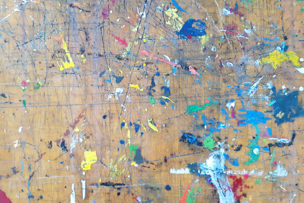 istock old damaged color wooden texture 1136607011