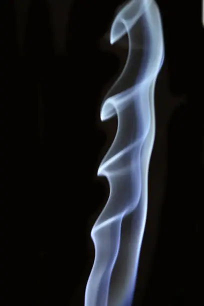 Photo of Incense smoke wafting up