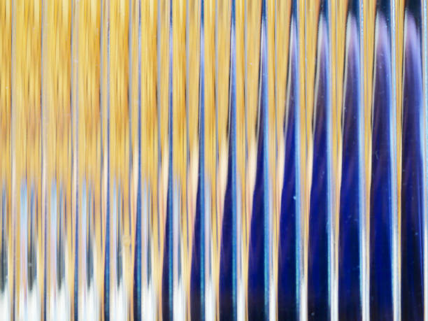 istock Pattern of glass block wall and lighting 1136617258