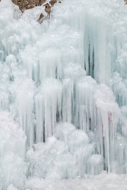 istock Winter strange landscape - ice hanging 1136617315