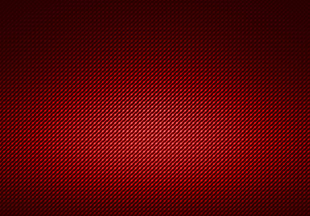 Saturated red carbon fiber texture for vehicle tuning Abstract modern red carbon fiber textured material design for background, wallpaper, graphic design radiator grille stock pictures, royalty-free photos & images