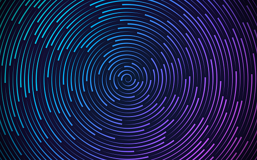 Round Circling Abstract Background