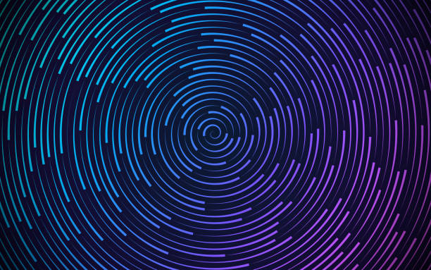 Round Circling Abstract Background Round circling abstract looping spiral background. Spinning stock illustrations