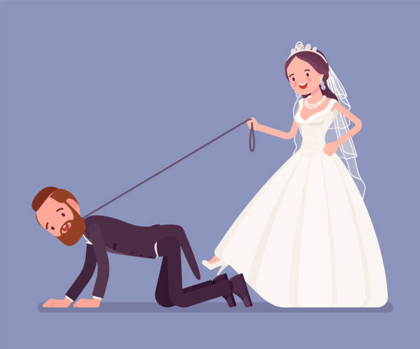 939 Funny Bride And Groom Cartoon Illustrations & Clip Art - iStock