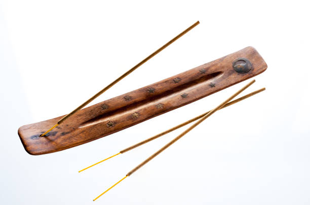 istock Set of incense and holder 1136631178