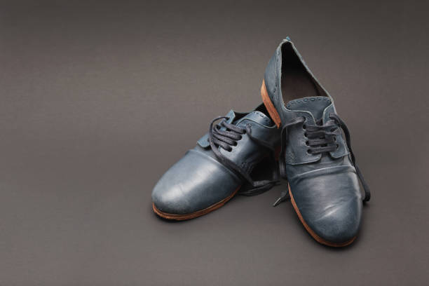 istock Just two stylish blue shoes 1136632728