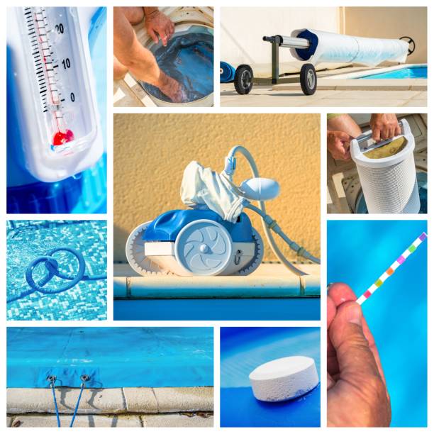 istock Collage close-up maintenance of a private pool 1136635990