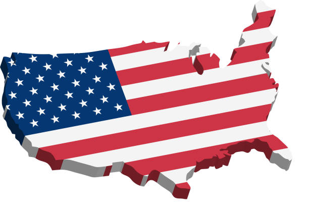 istock 3D Map of United States of America 1136637181