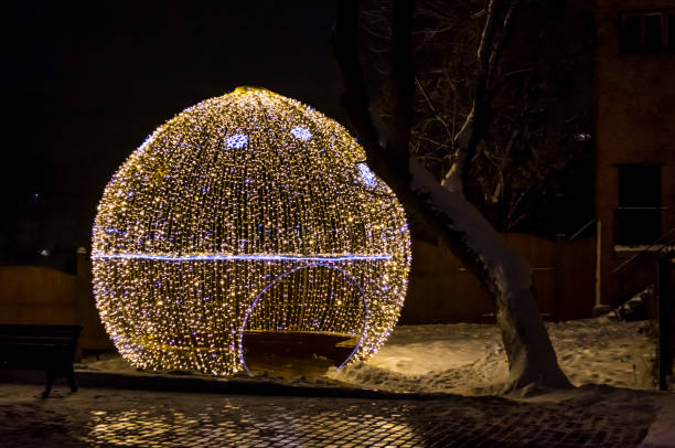 istock Christmas Lights in Vladimir, Russia 1136637945