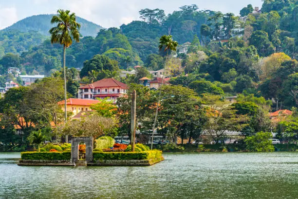 Photo of Island in Kandy Lake, Kandy, Sri Lanka