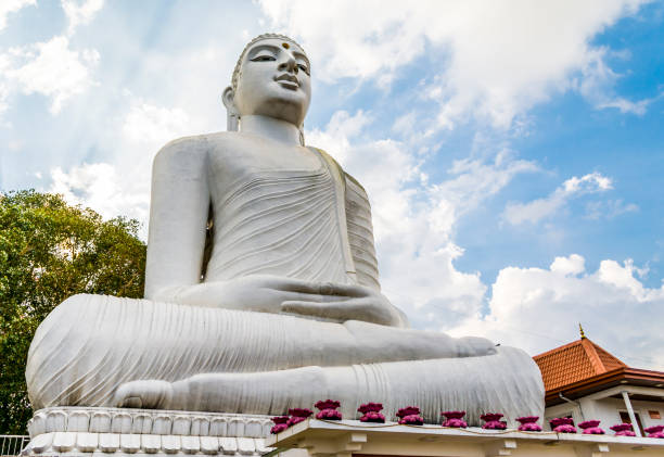 istock Bahirawakanda Vihara Buddha Statue, Kandy, Sri Lanka 1136639145