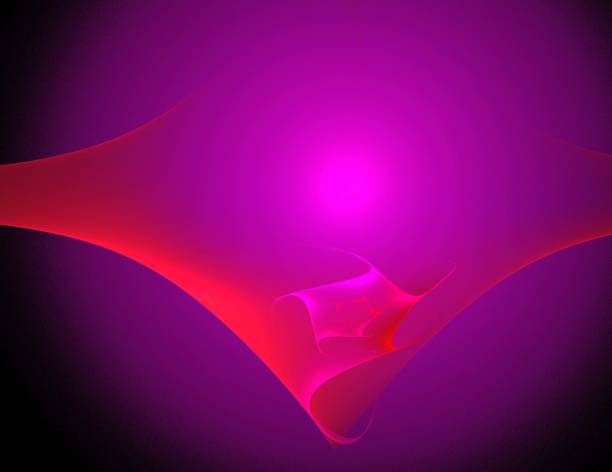istock image of one Digital Fractal on Black Color 1136643810