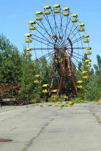 istock Ferris wheel ferris in pripyat. 1136646648