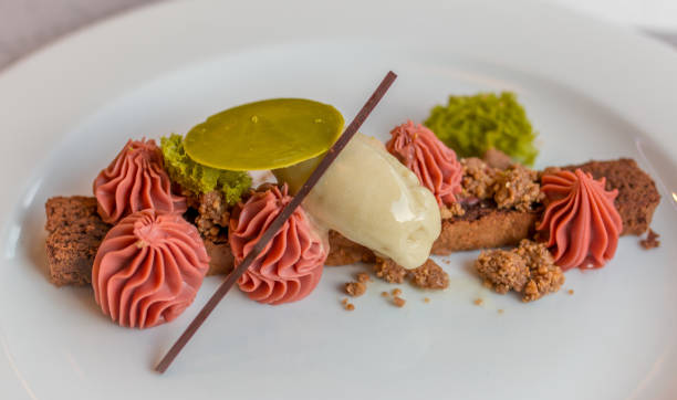 istock Delicious ice cream dessert nicely served. 1136646841