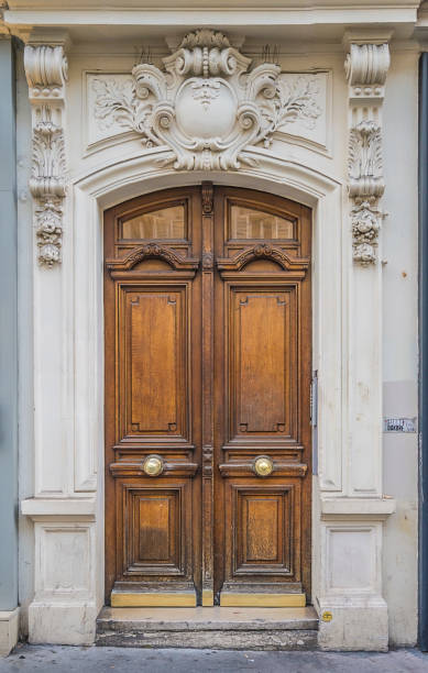 istock Vintage parisian door 1136650148