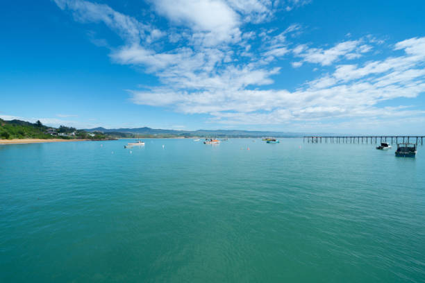 istock Moeraki wide angle view across bay 1136653857