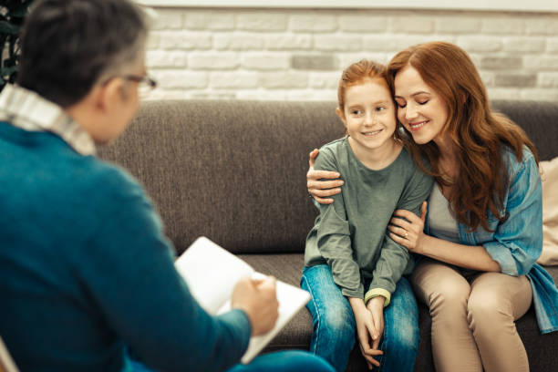 istock Delighted nice woman expressing her positive emotions 1136655002