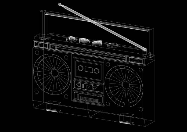 plan d'architecte radio - printed media audio photos et images de collection