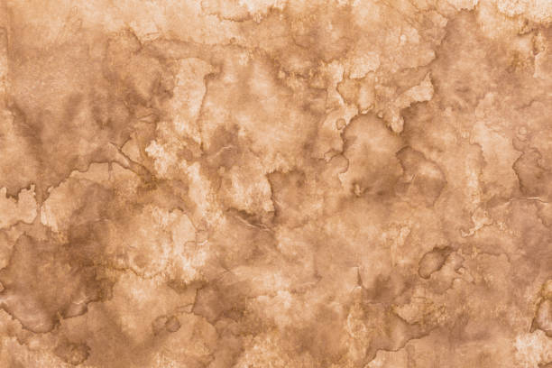 istock Vintage stained brown textured abstract paper background 1136658574