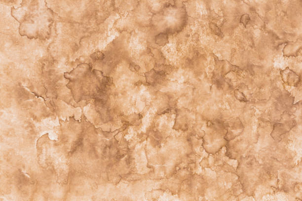 istock Antique stained brown textured abstract paper background 1136659055