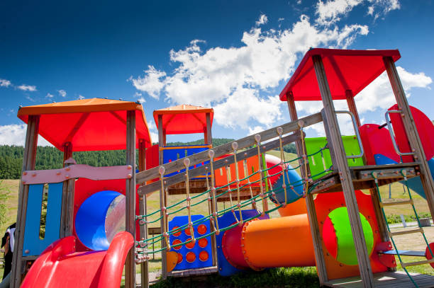 istock park with colorful games 1136659516