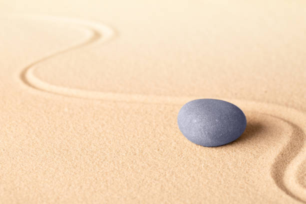istock blue zen meditation stone background for yoga 1136674045