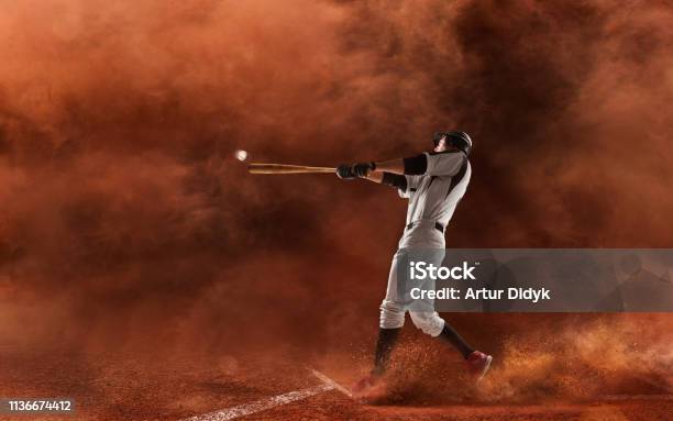 Professional Baseball Player Stock Photo - Download Image Now - Baseball - Sport, Baseball - Ball, Motion