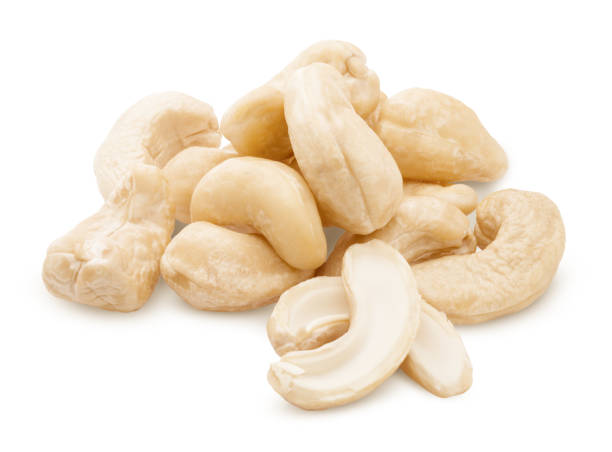istock cashew nut isolated on white background, clipping path, full depth of field 1136679075