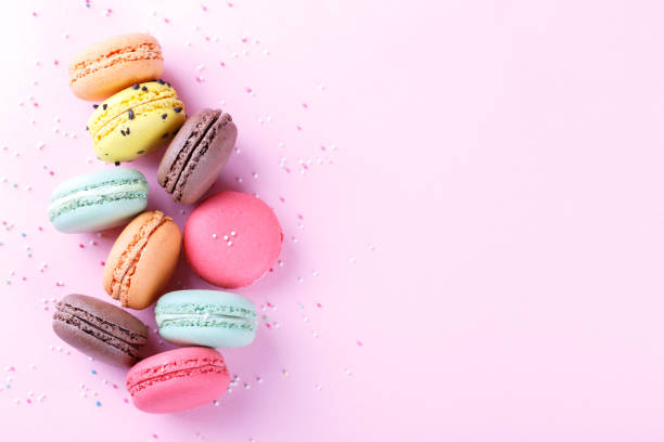 istock Colorful french macarons 1136680491