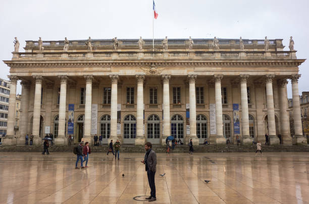 Opéra National de Bordeaux-Grand Theatre stock photo