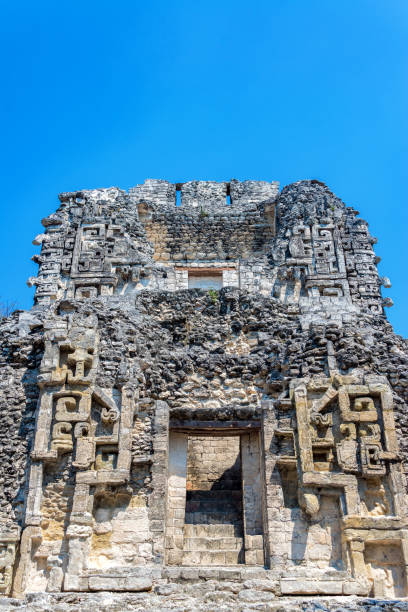 istock Facade of a Mayan Temple 1136682237