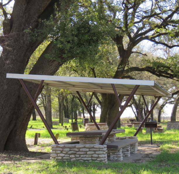 istock rest area beside a Texas, USA, highway 1136683445