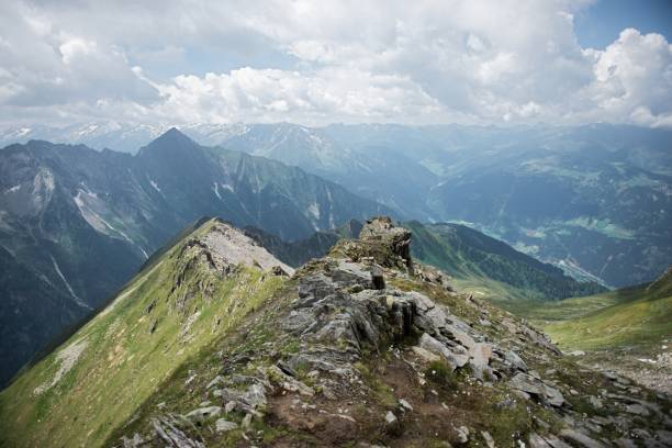 istock Half Dome Rock Landscape Meadow in Austria 1136684512