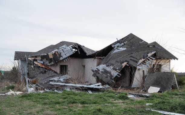 istock House destroyed by hurricane/tornado 1136684719