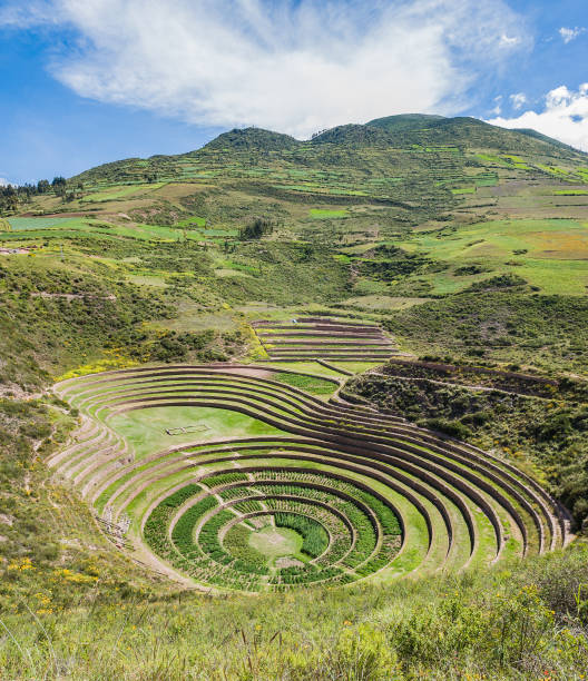 istock Archeological Inca complex of Moray, near Cusco, Peru 1136690527