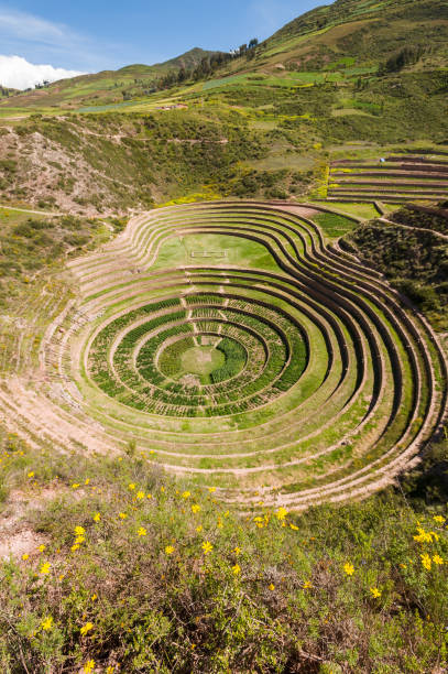 istock Archeological Inca complex of Moray, near Cusco, Peru 1136690567