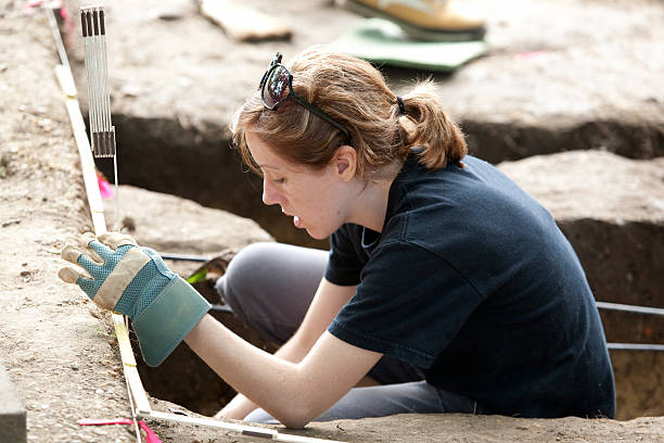 istock graduate archaeology student in Williamsburg, VA 113669196