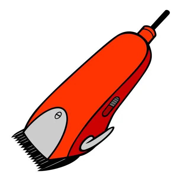 Vector illustration of Electrical Hair Clipper