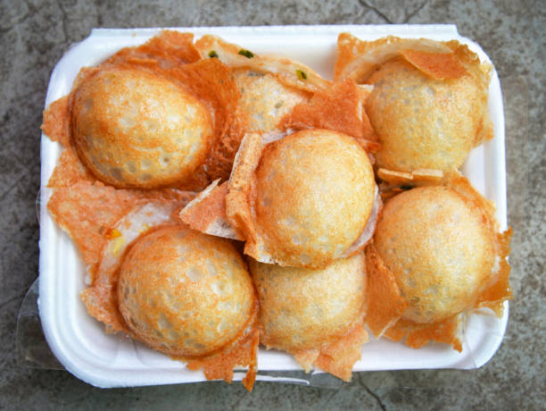 istock Sweet and Savory Grilled Coconut Rice Hotcakes 1136693802