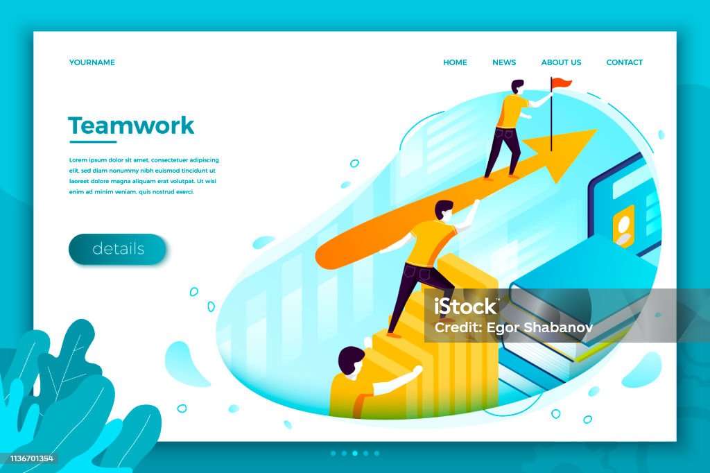 Teamwork Boost Vector Illustration Teamwork Business Boost Stock Illustration ...